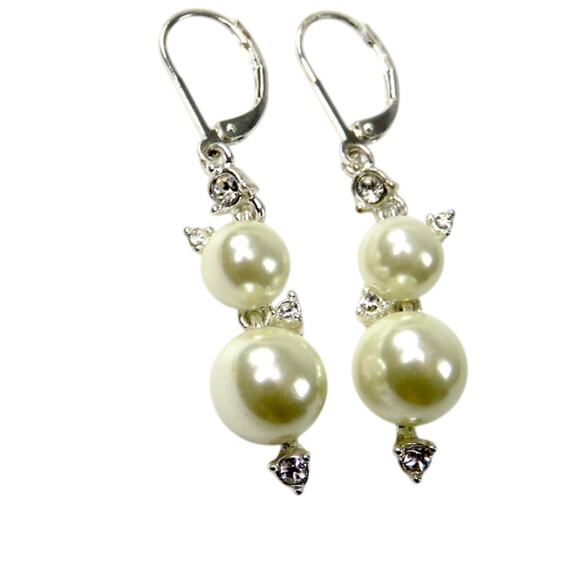 Vintage Avon Pearl Necklace Set with Bracelet and Earrings Retro Glam Formal - Picture 4 of 6